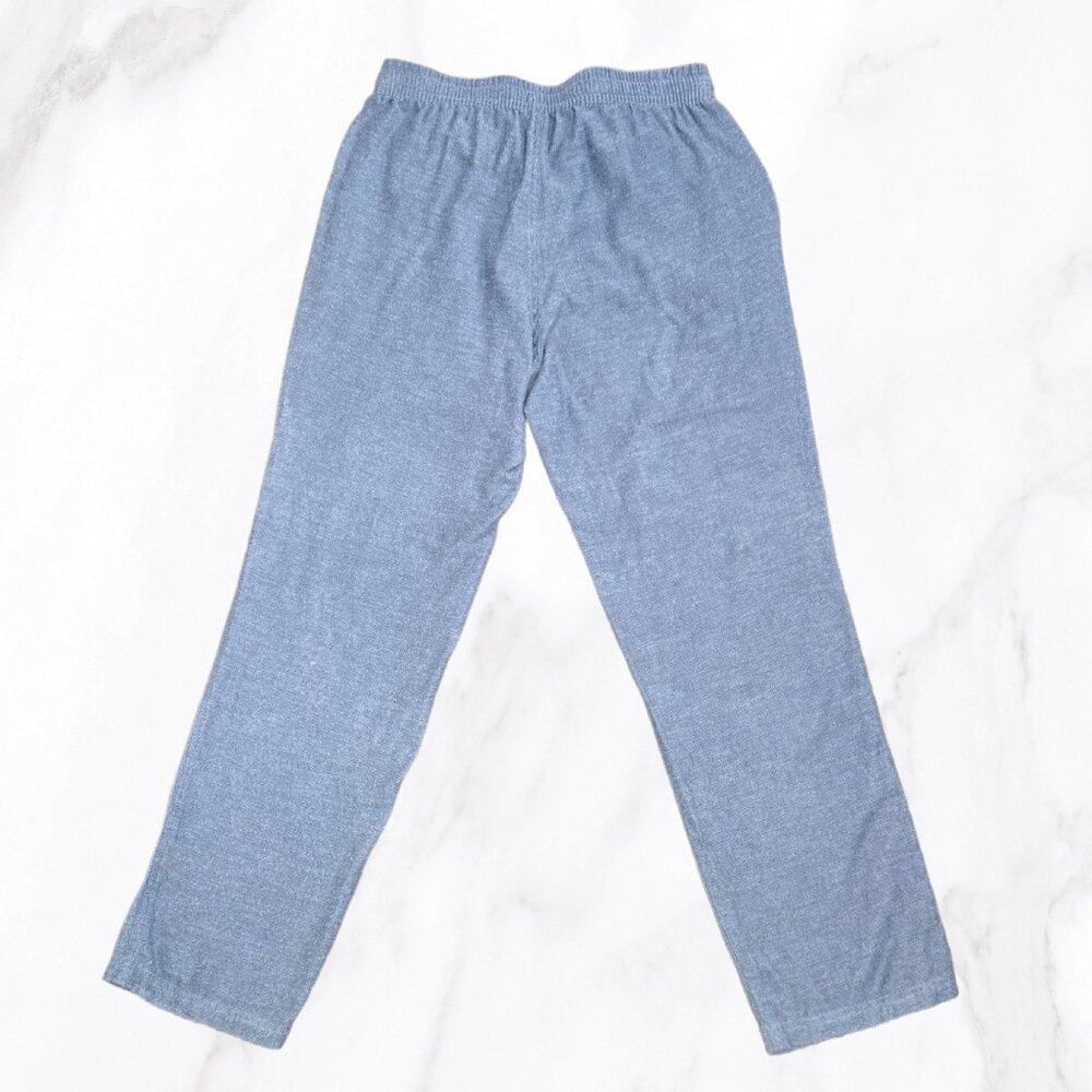 Ugg Women's Soft Heather Blue Drawstring Pajama Pants, Size M - Picture 2 of 8